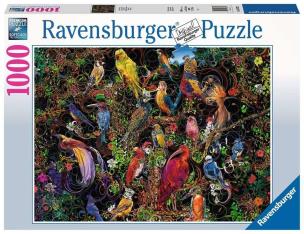 Puzzle 1000 Sztuka ptaków. Wydawca: Ravensburger. Multiszop.pl Opakowanie Puzzle 1000 Sztuka ptaków