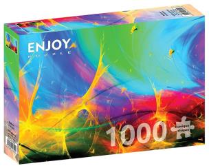 Puzzle 1000 Tęczowe fraktale. Wydawca: G3. Multiszop.pl Opakowanie Puzzle 1000 Tęczowe fraktale