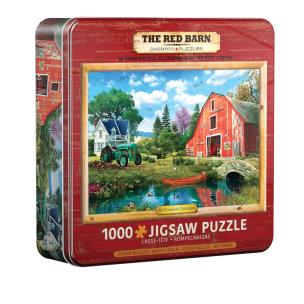 Opakowanie Puzzle 1000 The Red Barn by Dominic Davison Tin 8051-5526