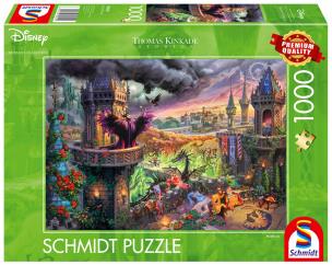 Puzzle 1000 Thomas Kinkade, Czarownica Disney. Wydawca: G3. Multiszop.pl Opakowanie Puzzle 1000 Thomas Kinkade, Czarownica Disney