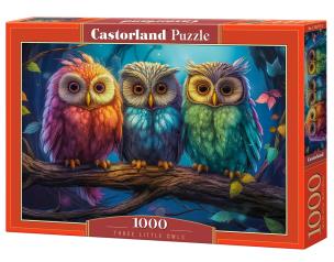 Puzzle 1000 Three Little Owls. Wydawca: Castorland. Multiszop.pl Opakowanie Puzzle 1000 Three Little Owls
