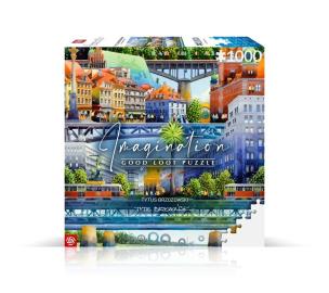 Puzzle 1000 Tytus Brzozowski Warszawskie mosty. Wydawca: GOOD LOOT. Multiszop.pl Opakowanie Puzzle 1000 Tytus Brzozowski Warszawskie mosty