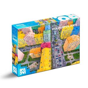 Opakowanie Puzzle 1000 Ukraina - Kolorowy Kijów