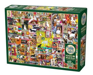 Puzzle 1000 W krainie psów. Wydawca: G3. Multiszop.pl Opakowanie Puzzle 1000 W krainie psów