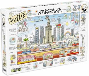 Puzzle 1000 Warszawa. Wydawca: MDR art pap. Multiszop.pl Opakowanie Puzzle 1000 Warszawa