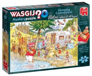 Opakowanie Puzzle 1000 Wasgij Mystery Retro 6 - Kemping G3