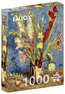 Puzzle 1000 Wazon z mieczykami i astrami.... Wydawca: G3. Multiszop.pl Opakowanie Puzzle 1000 Wazon z mieczykami i astrami...