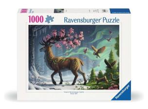 Puzzle 1000 Wiosenny jeleń. Wydawca: Ravensburger. Multiszop.pl Opakowanie Puzzle 1000 Wiosenny jeleń