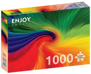 Puzzle 1000 Wirująca tęcza. Wydawca: G3. Multiszop.pl Opakowanie Puzzle 1000 Wirująca tęcza