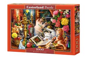 Puzzle 1000 Wizard Kittens CASTOR. Wydawca: Castorland. Multiszop.pl Opakowanie Puzzle 1000 Wizard Kittens CASTOR