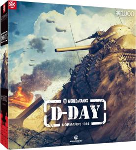Puzzle 1000 World of Tanks D-Day. Wydawca: GOOD LOOT. Multiszop.pl Opakowanie Puzzle 1000 World of Tanks D-Day