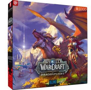 Puzzle 1000 World of Warcraft Dragonflight. Wydawca: GOOD LOOT. Multiszop.pl Opakowanie Puzzle 1000 World of Warcraft Dragonflight