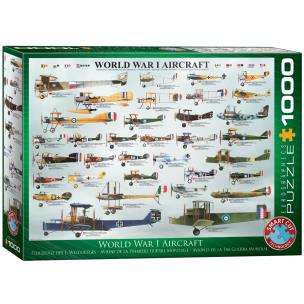 Opakowanie Puzzle 1000 World War I Aircraft 6000-0087