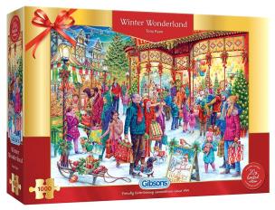 Puzzle 1000 Zimowa kraina czarów. Wydawca: G3. Multiszop.pl Opakowanie Puzzle 1000 Zimowa kraina czarów