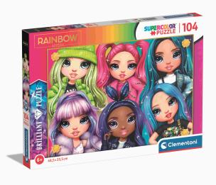 Opakowanie Puzzle 104 brilliant Rainbow High 20343
