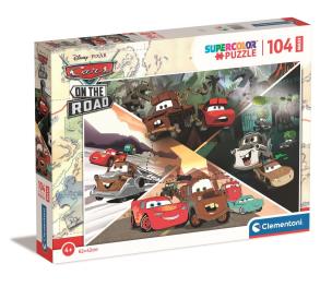 Opakowanie Puzzle 104 Maxi Super Kolor Disney Cars