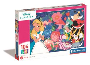 Opakowanie Puzzle 104 Super Kolor Disney Classic Alice