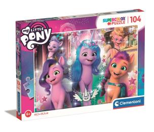 Opakowanie Puzzle 104 super kolor My Little Pony 25738