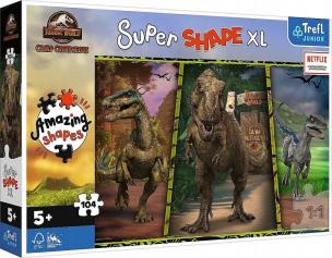 Puzzle 104 XL Kolorowe dinozaury TREFL. Wydawca: Trefl. Multiszop.pl Opakowanie Puzzle 104 XL Kolorowe dinozaury TREFL