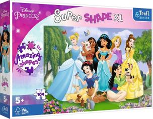 Puzzle 104 XL Księżniczki w ogrodzie TREFL. Wydawca: Trefl. Multiszop.pl Opakowanie Puzzle 104 XL Księżniczki w ogrodzie TREFL
