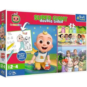 Opakowanie Puzzle 15 Giant Cocomelon TREFL