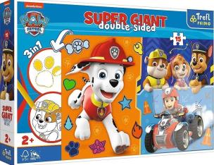Puzzle 15 Giant Poznaj Psi Patrol TREFL. Wydawca: Trefl. Multiszop.pl Opakowanie Puzzle 15 Giant Poznaj Psi Patrol TREFL