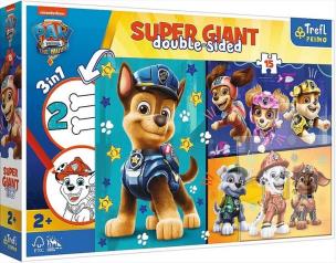 Opakowanie Puzzle 15 Giant Wesołe pieski Paw Patrol TREFL
