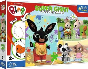 Puzzle 15 Giant Wesoły dzień Binga TREFL. Wydawca: Trefl. Multiszop.pl Opakowanie Puzzle 15 Giant Wesoły dzień Binga TREFL