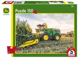 Puzzle 150 John Deere Sieczkarnia polowa 9900i. Wydawca: Schmidt. Multiszop.pl Opakowanie Puzzle 150 John Deere Sieczkarnia polowa 9900i