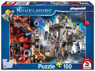 Puzzle 150 Playmobil Novelmore. Wydawca: Schmidt. Multiszop.pl Opakowanie Puzzle 150 Playmobil Novelmore