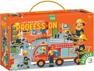Opakowanie Puzzle 150 Zawody. Strażacy