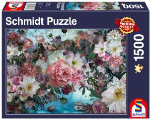 Puzzle 1500 Kwiaty pod wodą. Wydawca: G3. Multiszop.pl Opakowanie Puzzle 1500 Kwiaty pod wodą