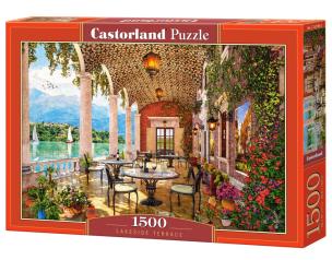 Puzzle 1500 Lakeside Terrace C-152186-2. Wydawca: CASTOR. Multiszop.pl Opakowanie Puzzle 1500 Lakeside Terrace C-152186-2