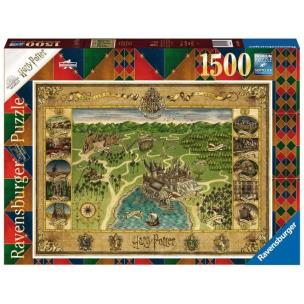 Opakowanie Puzzle 1500 Mapa Hogwartu