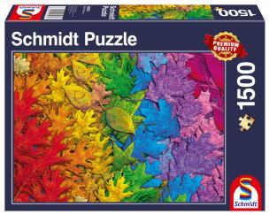 Opakowanie Puzzle 1500 PQ Kolorowe liście 111096