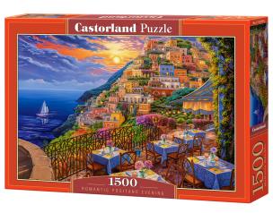 Puzzle 1500 Romantic Positano Evening. Wydawca: Castorland. Multiszop.pl Opakowanie Puzzle 1500 Romantic Positano Evening