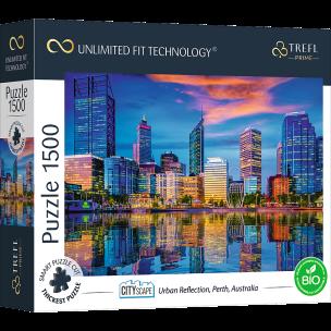 Opakowanie Puzzle 1500 UFT Światła Miasta Perth Australia 26190