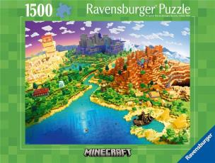 Opakowanie Puzzle 1500 World of Minecraft