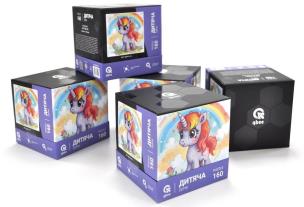 Opakowanie Puzzle 160 Jednorożec i Tęcza