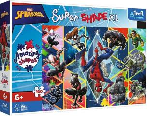 Puzzle 160 Super Shape XL Dołącz do Spidermana. Wydawca: Trefl. Multiszop.pl Opakowanie Puzzle 160 Super Shape XL Dołącz do Spidermana