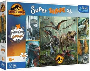 Puzzle 160 XL Niezwykłe dinozaury TREFL. Wydawca: Trefl. Multiszop.pl Opakowanie Puzzle 160 XL Niezwykłe dinozaury TREFL