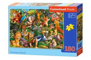 Puzzle 180 Amazing Animals. Wydawca: CASTOR. Multiszop.pl Opakowanie Puzzle 180 Amazing Animals