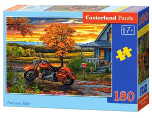 Puzzle 180 Autumn Ride CASTOR. Wydawca: Castorland. Multiszop.pl Opakowanie Puzzle 180 Autumn Ride CASTOR