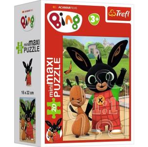Opakowanie Puzzle 20 miniMaxi-Przyjaciele Binga 3 TREFL