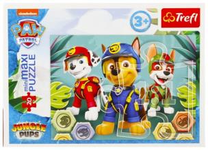Opakowanie Puzzle 20 miniMaxi Wesołe pieski 2 TREFL