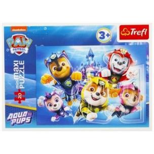 Opakowanie Puzzle 20 miniMaxi Wesołe pieski 4 TREFL