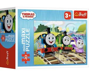Opakowanie Puzzle 20 miniMaxi Z Tomkiem jest wesoło 4 TREFL