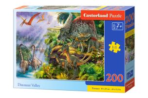 Opakowanie Puzzle 200 Dinosaur Valley CASTOR
