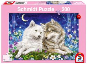 Puzzle 200 Milusińskie wilki. Wydawca: Schmidt. Multiszop.pl Opakowanie Puzzle 200 Milusińskie wilki