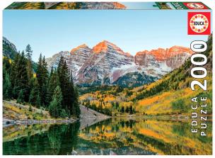 Puzzle 2000 Maroon Bells/USA G3. Wydawca: Educa. Multiszop.pl Opakowanie Puzzle 2000 Maroon Bells/USA G3